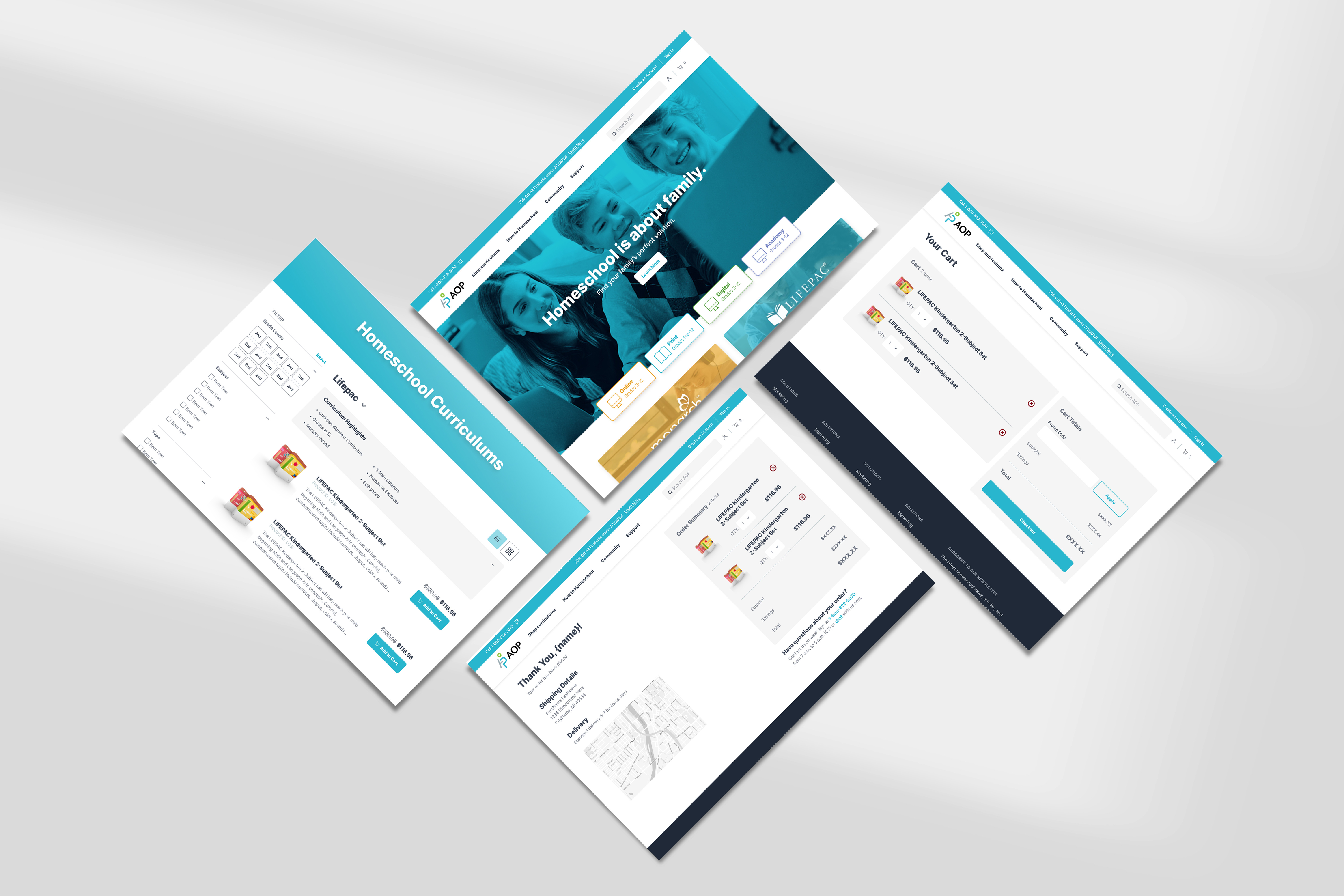 Imagine Learning Website Mockup